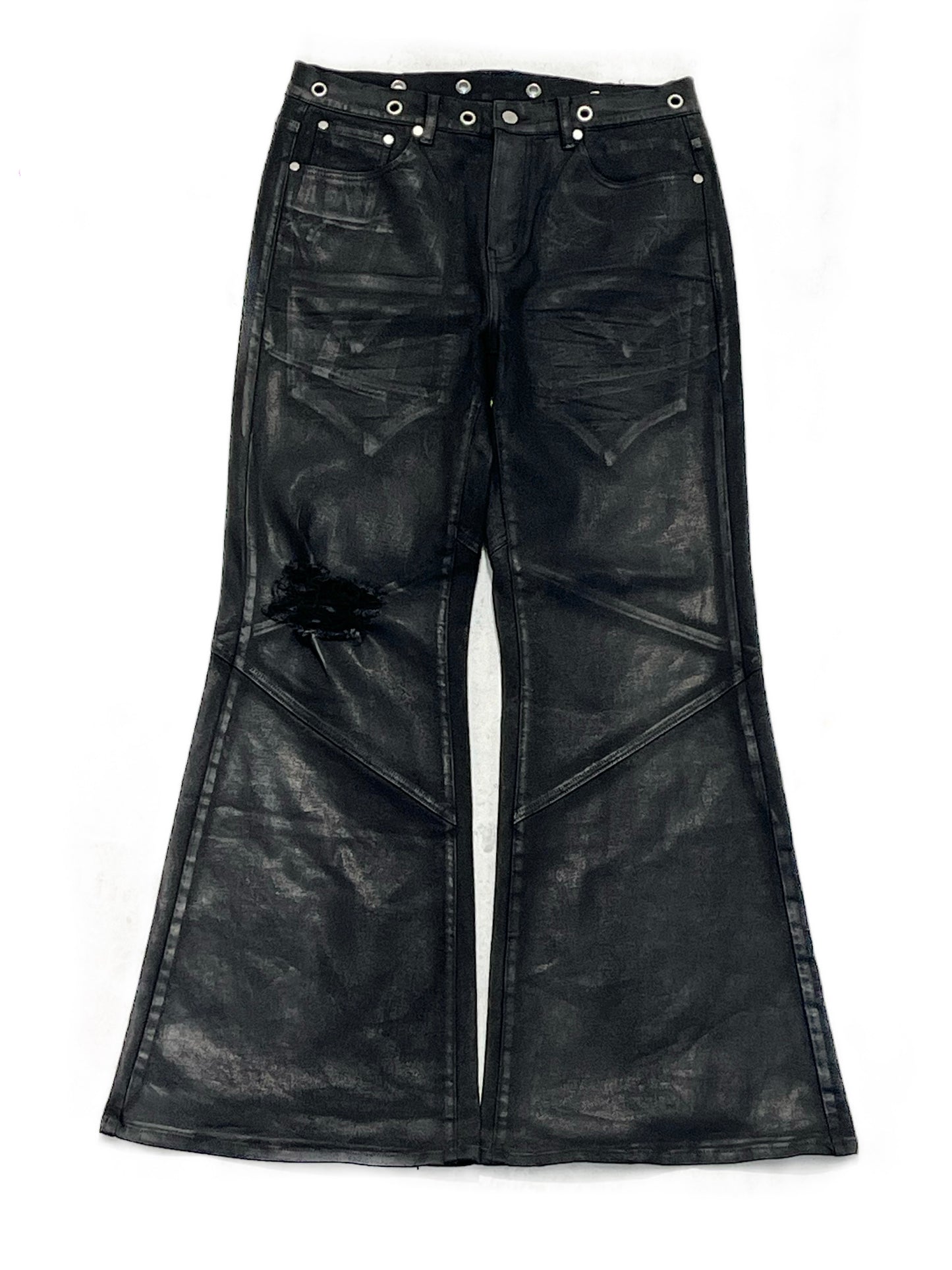 LUNAR WAXED DENIM JEANS