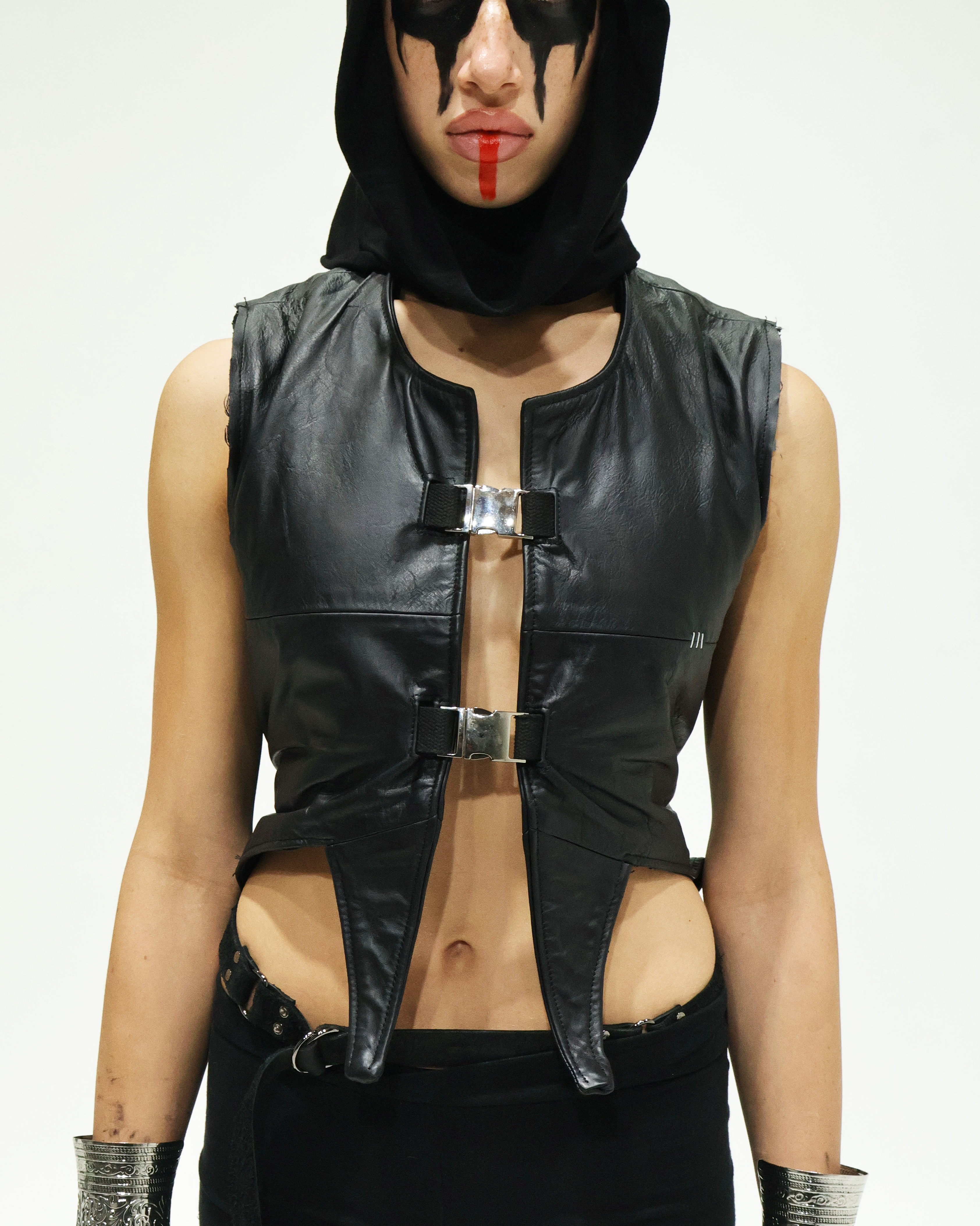 F4NG LEATHER VEST